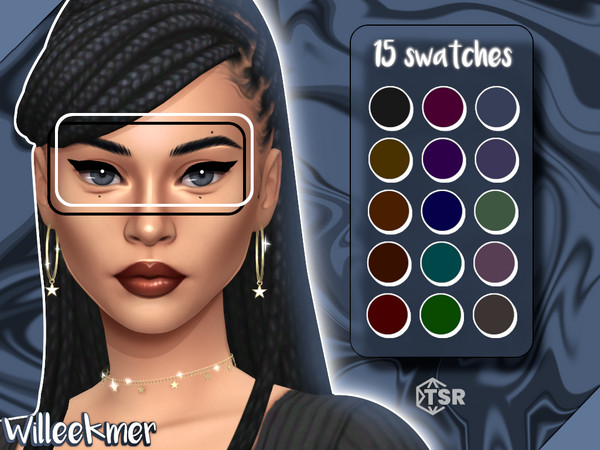 Sims 4 — Jenna Eyeliner by Willeekmer — BGC 15 swatches Teen - Elder Male - Female Custom thumbnail Disallowed for
