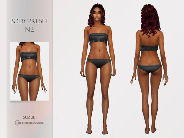 Sims 4 — Body Preset N2 by Suzue — -New Preset (Suzue) -For Female (Teen to Elder)