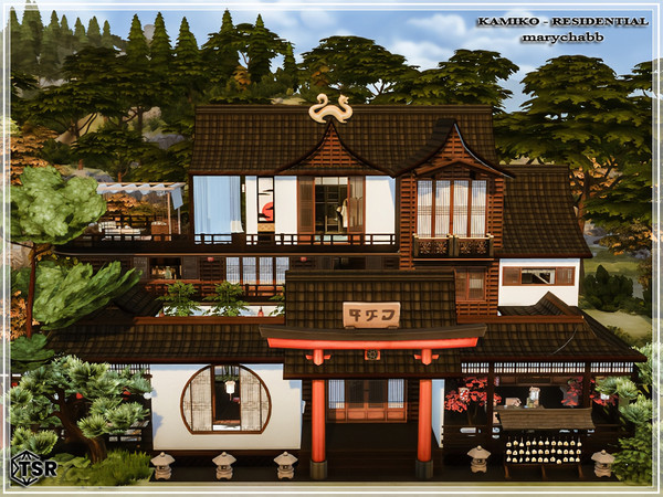 Sims 4 — KAMIKO - Residential by marychabb — A residential house for Your's Sims . Fully furnished and decorated. Tested