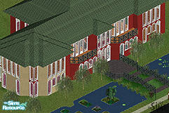 Sims 1 — Whittaker Manor by Saint_Sin — The Former home of Jayson Whittaker. After the freak accident Just last week