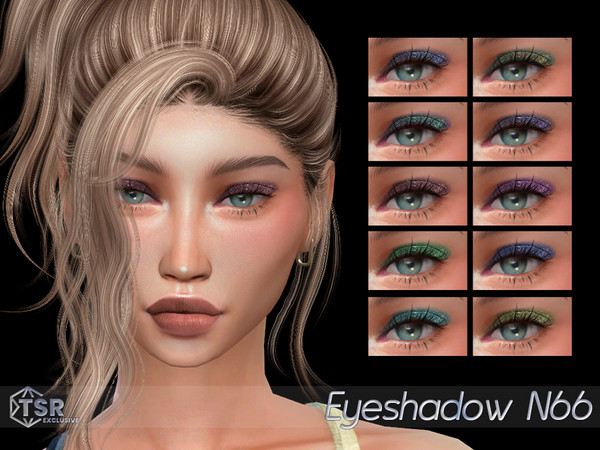 Sims 4 — Eyeshadow N66 by qLayla — ~ Previews were made using HQ Mod ~ ~ Previews and swatches were made in CAS ~ - base