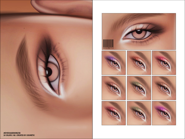 Sims 4 — Eyeshadow | N236 by cosimetic — - Female