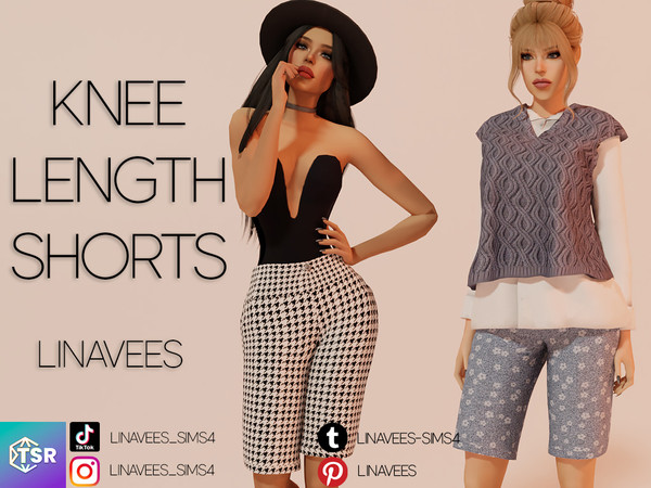 Sims 4 — LINA - SHORTS by linavees — New Mesh