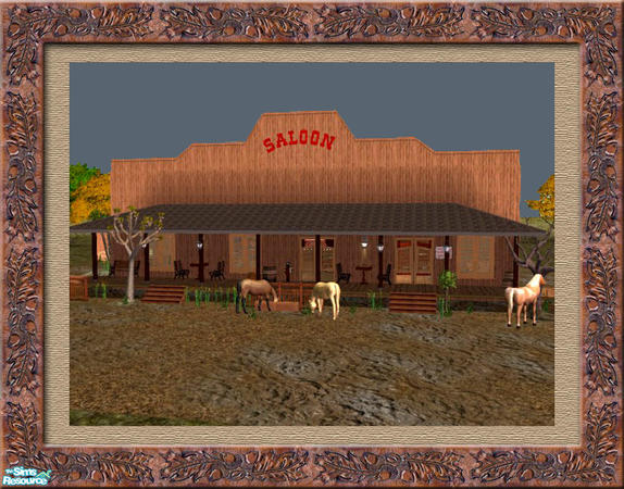 Sims 2 — Bear Gulch Saloon by Pinecat —