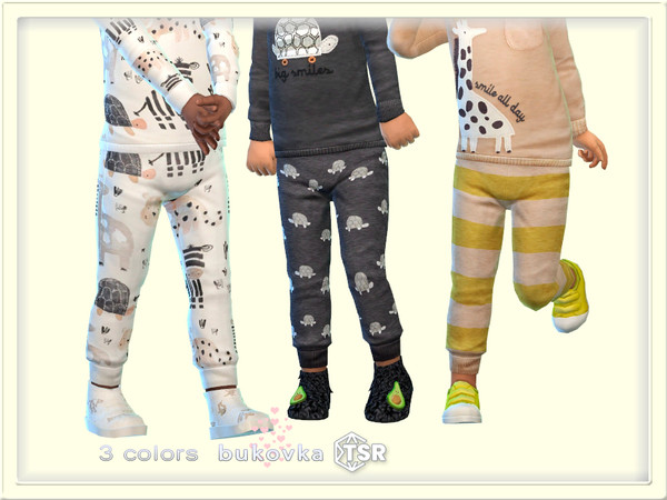 Sims 4 — Safari Pants by bukovka — Cute pants for toddlers of both genders, boys and girls, suitable for basic play. 3