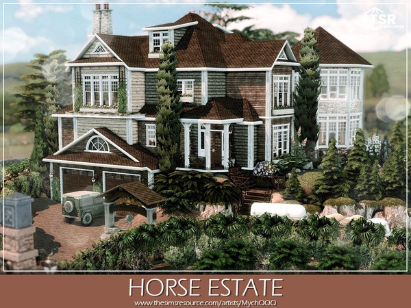 Sims 4 — Horse Estate by MychQQQ — Lot: 64x64
