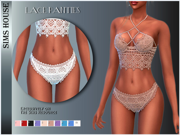 Sims 4 — LACE PANTIES by Sims_House — LACE PANTIES