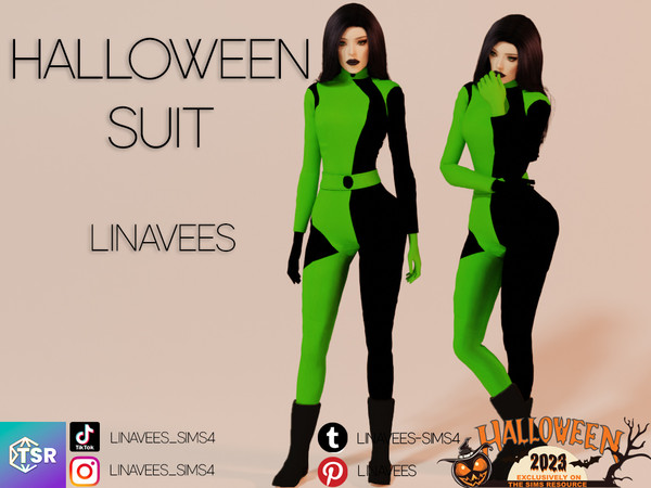 Sims 4 — HALLOWEEN SUIT by linavees — New Mesh