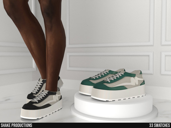 Sims 4 — Sneakers (Male) - S102306 by ShakeProductions — Stylish sneakers for your sims for everyday use. Contains 33