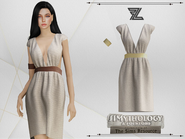 Sims 4 — Simythology Anya Dress by ForLima — HQ Compatible