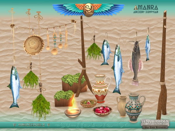 Sims 4 — SIMythology Amanra Brazier ISLAND LIVING by SIMcredible! — by SIMcredibledesigns.com available exclusively at