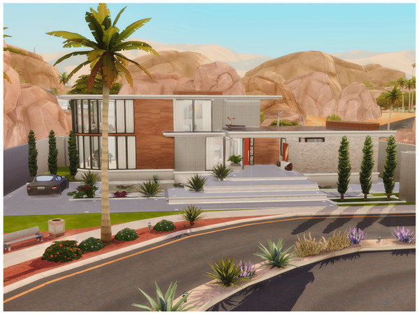 Sims 4 — MM Modern House 12 by Merin_Martini — My Sims 4 lots some are inspired by real houses, bulidings, paintings, RPG