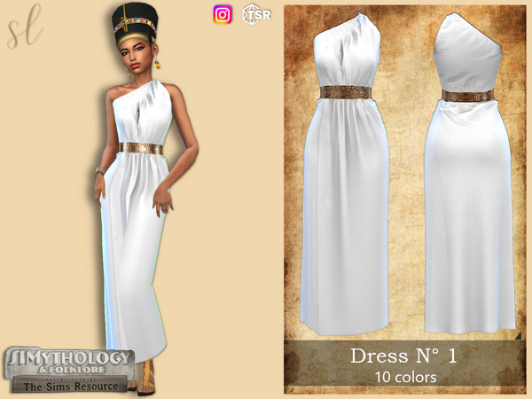 Sims 4 — Simythology_Dress_1 by SL_CCSIMS — -New mesh-