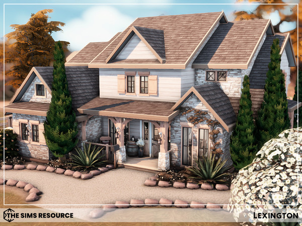 Sims 4 — Lexington by sharon337 — Lexington is a Detached Family Home perfect for a family of 8.