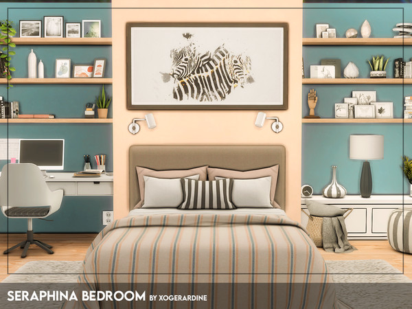 Sims 4 — Seraphina Bedroom (TSR only CC) by xogerardine — Cozy bedroom, maybe for a teen sim, enjoy! x
