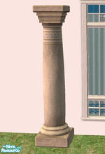 Sims 2 — Grecian Decor - Antique - Column by Simaddict99 — recolor in greecian design- antique (Maxis Uni Column)
