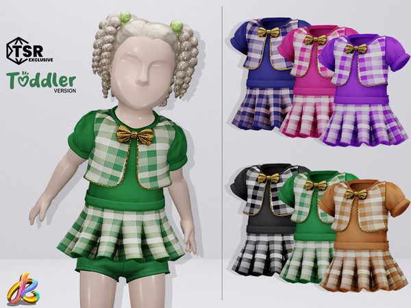 Sims 4 — Top 258 - TODDLER version by RobertaPLobo — Toddler Girl Top 258 - TS4
