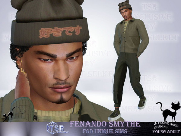 Sims 4 — Fernando Smythe by Merit_Selket — male, young Adult Sim, created with TSR CC only get some diversity into your
