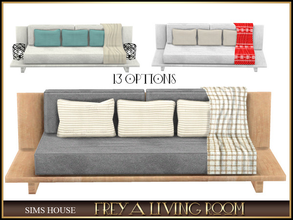 Sims 4 — MODULAR SHELF FREYA1 living room by Sims_House — The set consists of modular shelves that can be assembled in