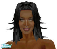 Sims 1 — Naomi Campbell by frisbud — For the September 2006 FA Theme Week -- Posh Sims. Naomi Campbell started her
