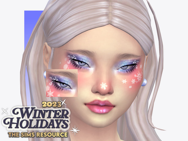 Sims 4 — Snowflake Eyeliner by Sagittariah — base game compatible, 7 swatches, properly tagged, enabled for all occults,