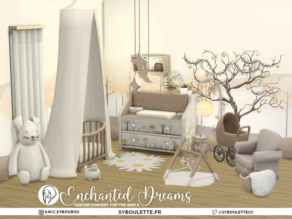 Sims 4 — Patreon release - Enchanted Dreams part 2 by Syboubou — Unveil the magic with the Enchanted Dreams cc set for