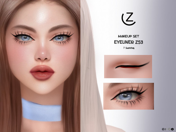 Sims 4 — EYELINER Z53 by ZENX — Base Game