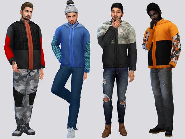 Sims 4 — Thermal Snow Jacket (Snowy Escape EP) by McLayneSims — TSR EXCLUSIVE