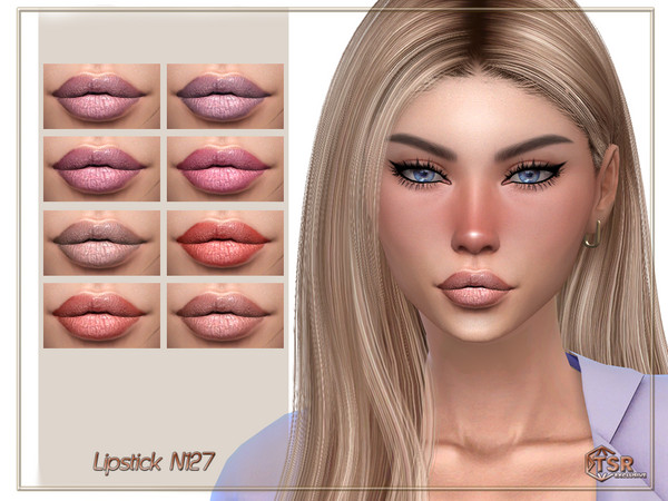 Sims 4 — Lipstick N127 by qLayla — Previews were made using HQ Mod