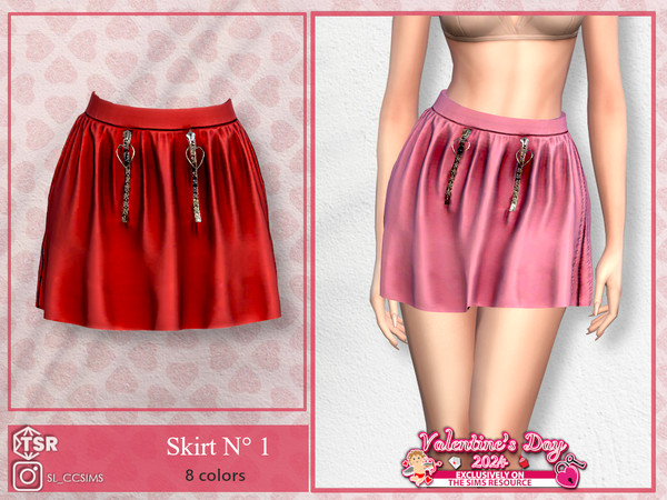 Sims 4 — Valentine's Day_Skirt_1 by SL_CCSIMS — -New mesh-