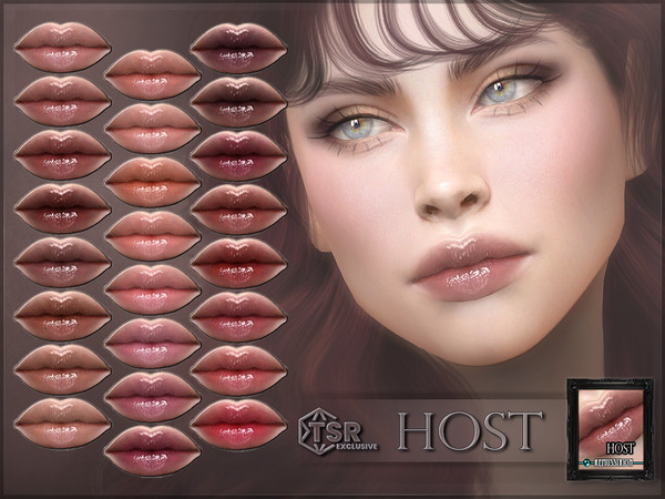 Sims 4 — Host Lipstick by RemusSirion — Since TSR removed me from their Artist program on 30th of august 2024, this item