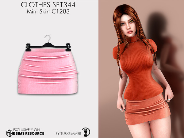 Sims 4 — Clothes SET344 - Mini Skirt C1283 by Daph's — 8 Swatches