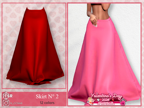 Sims 4 — Valentine's Day_Skirt_2 by SL_CCSIMS — -New mesh-