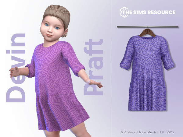 Sims 4 — Devin for Toddler by Praft — - 5 Colors