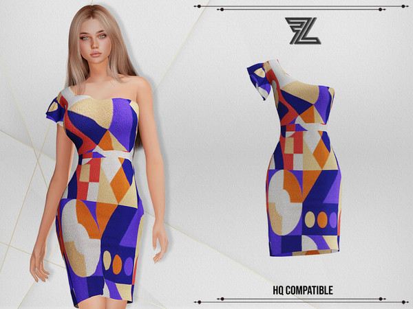 Sims 4 — Clara Dress by ForLima — HQ Compatible