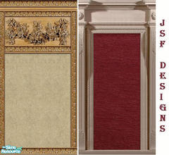 Sims 2 — jsf Designs Posh by jsf — From jsf Designs hand built panel walls for the FA Posh theme. Please let me how you