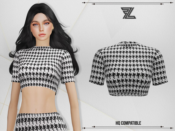 Sims 4 — Bethany Set Top by ForLima — HQ Compatible