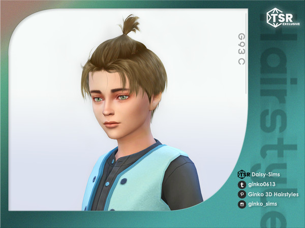 Sims 4 — Fountain Hairstyle for Children - G93C by Daisy-Sims — Unisex