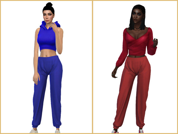 Sims 4 — Crystal Bottom by BeatBBQ — - 8 Colors