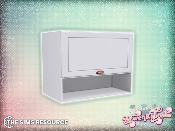Sims 4 — Arran - Kitchen Cabinet V2 by ArwenKaboom — Base game object in multiple recolors. Search all items by typing