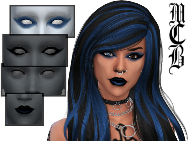 Sims 4 — Merika Eyeshadow by MaruChanBe2 — An eye shadow for your cuties.