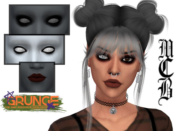 Sims 4 — Grunge Eyeliner v2 by MaruChanBe2 — An eyeliner for your cuties.