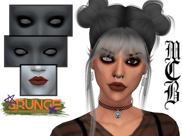 Sims 4 — Grunge Lipstick v2 by MaruChanBe2 — A lipstick for your cuties.