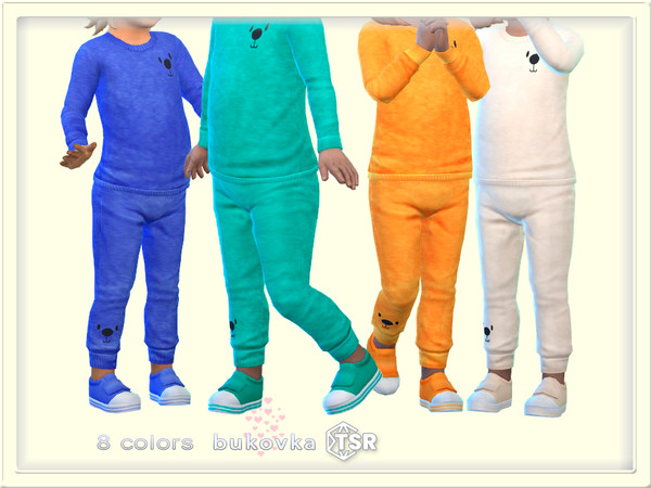 Sims 4 — Sneakers Toddler by bukovka — Fashionable sneakers in 8 bright colors for toddlers of both sexes: boys and