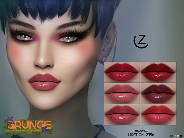 Sims 4 — LIPSTICK Z516 by ZENX — Base Game