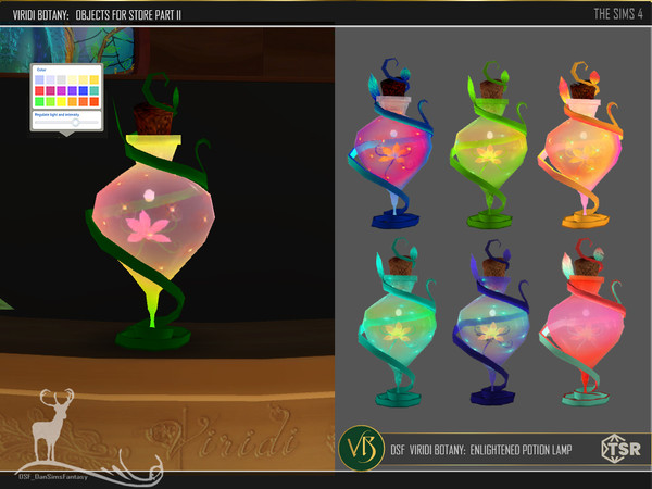 Sims 4 — DSF VIRIDI BOTANY enlightened potion by DanSimsFantasy — Objects to decorate a counter at the reception of a
