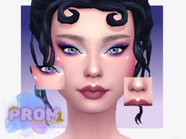 Sims 4 — Prom 2k24 Highlighter by Sagittariah — base game compatible, 5 swatches, properly tagged, enabled for all