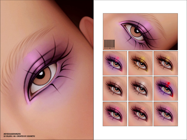 Sims 4 — Eyeshadow N295 by cosimetic — - Female