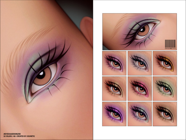 Sims 4 — Eyeshadow N298 by cosimetic — - Female