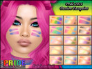 Pride 2024 - Passion Facepaint (MouthDetail) - Click to view and download separately!